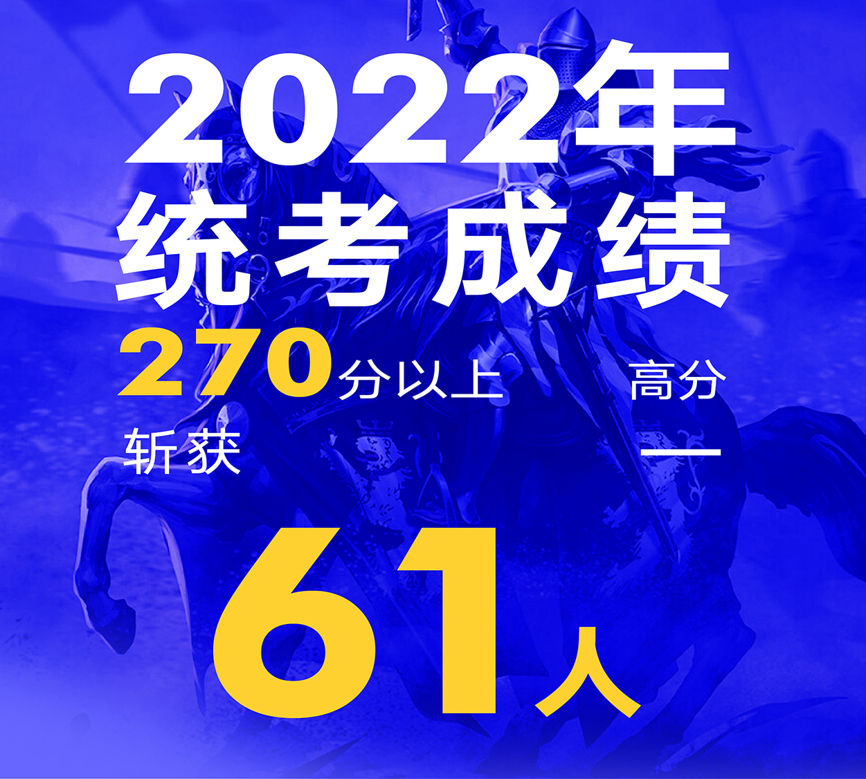 2022年斩获广西美术统考前十名共61人